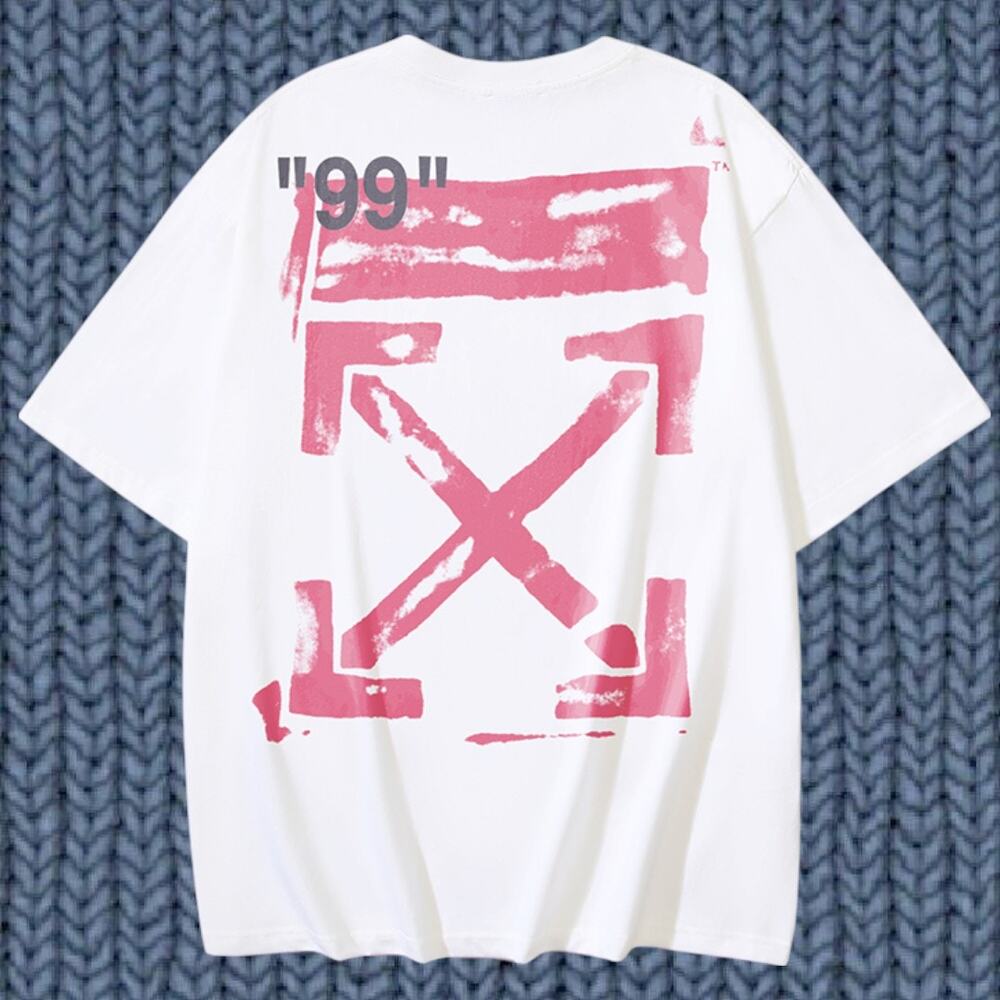 Off-white men's white short sleeve T-shirt